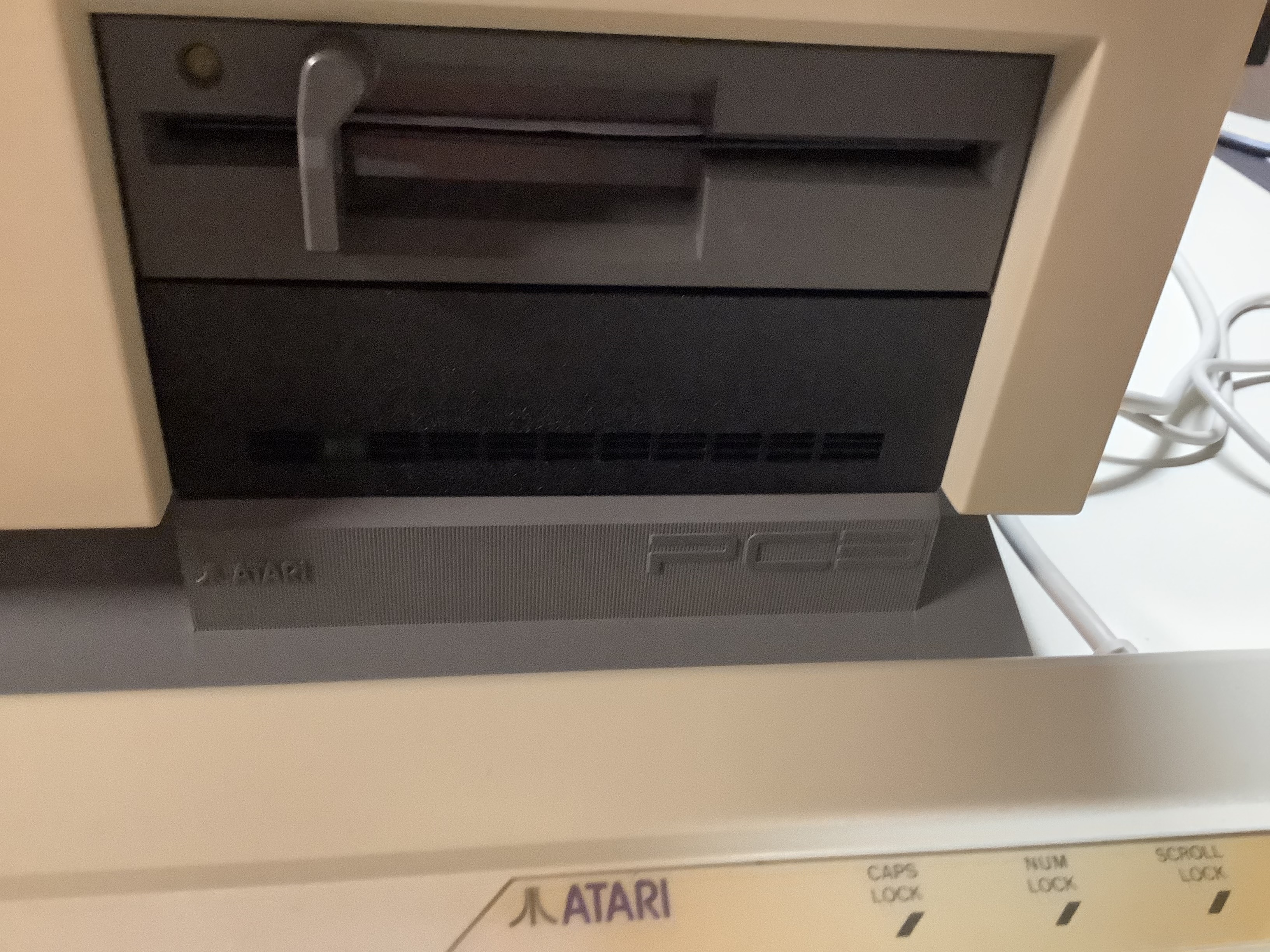 Atari PC3 Front Details