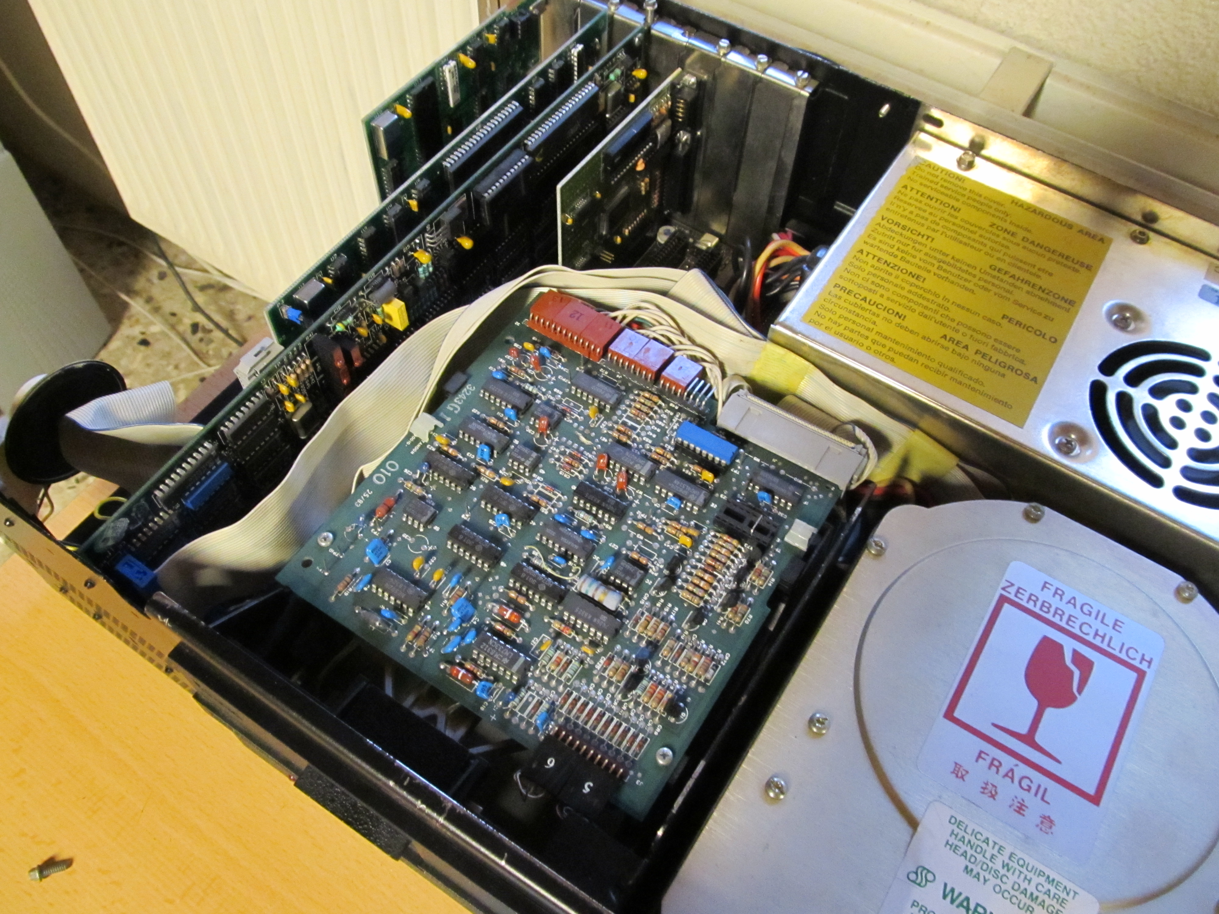 Der Festplatten Controller - eingebaut