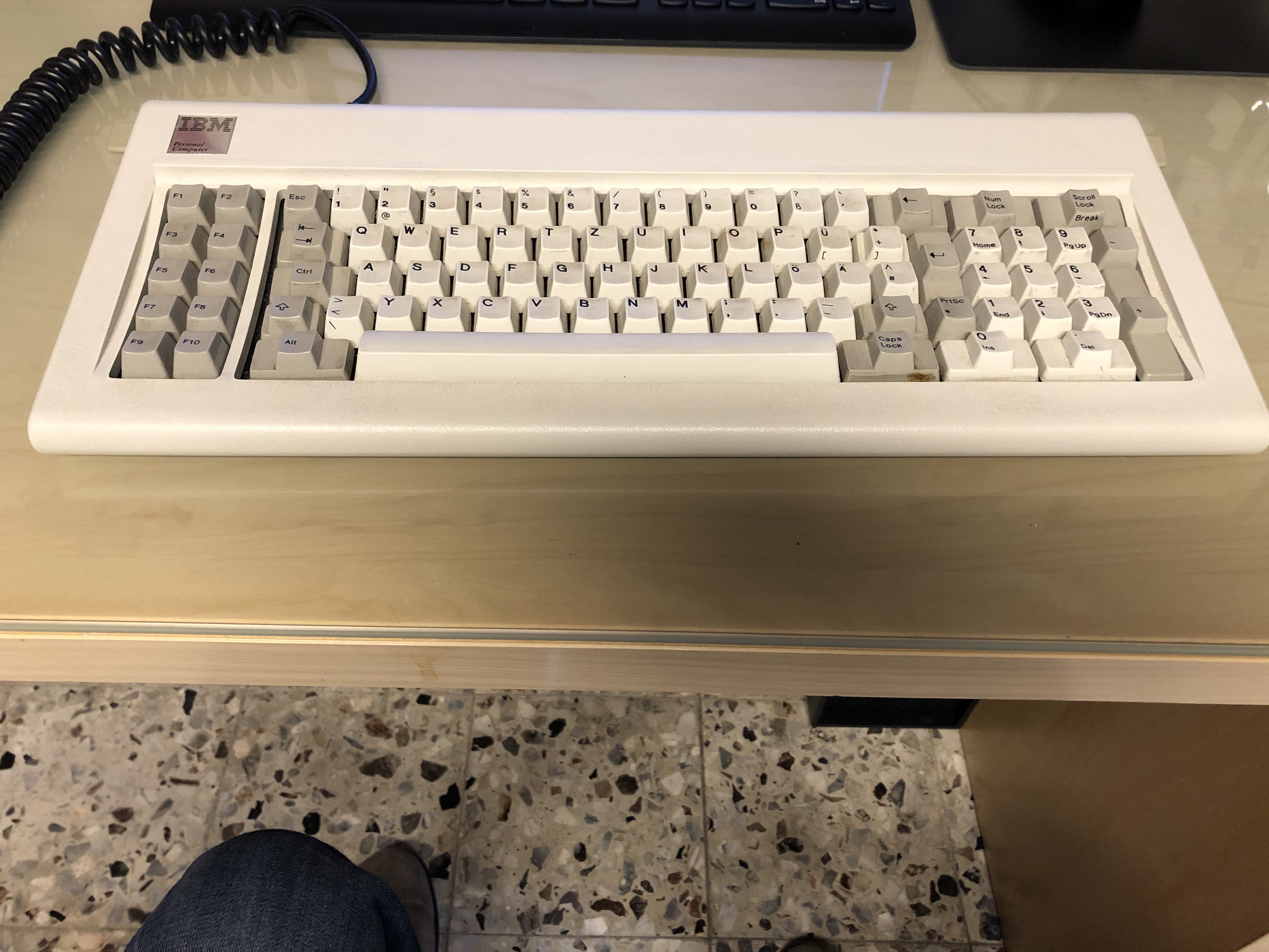Die Tastatur - Die Arbeit beginnt